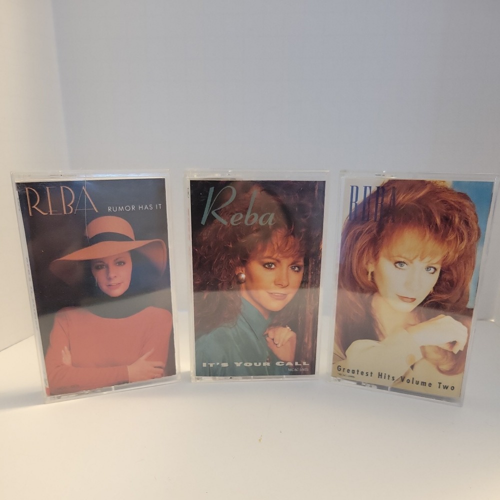 Reba McEntire Cassette Tapes Greatest Hits, It's Your Call,‎ Rumor Has It